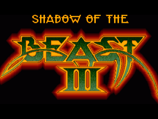 Shadow of the Beast III title screen for Amiga